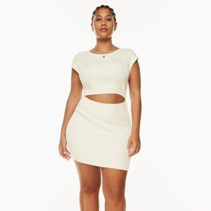 Aritzia Cut Out Knit Mini Dress